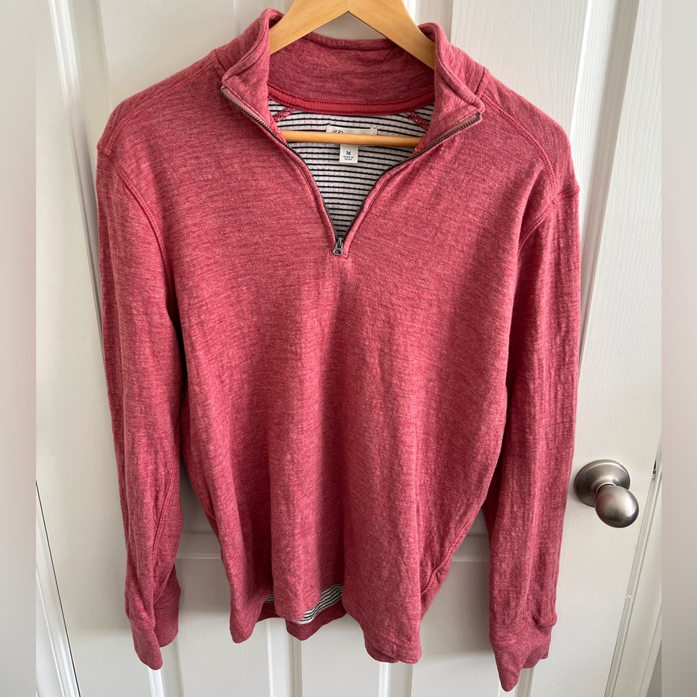 JCrew Knit Goods Quarter Zip pullover sweater Men’s size Medium
